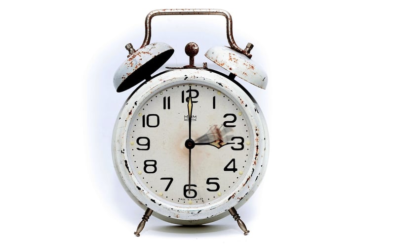 Clock Time Travel Paradox